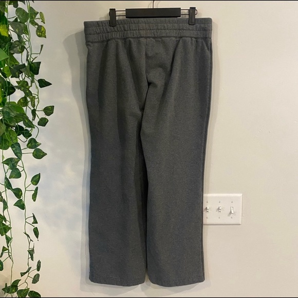 Eddie Bauer wide leg gray sweat pants - Picture 3 of 5